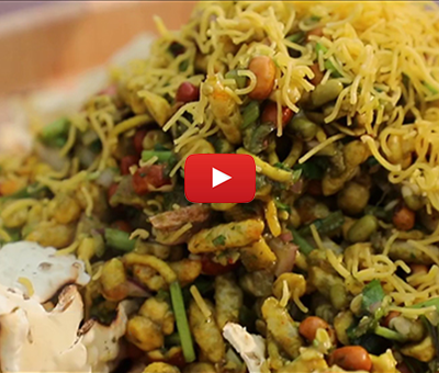 Sprouts and Oats Bhelpuri by chef Varun Bajaj
