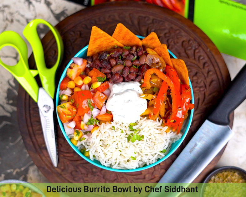 Happiness comes in different forms, one such is a wholesome Burrito Bowl. Perfect brunch or lunch!