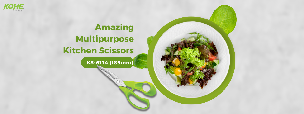 Kohe KS-6174 Kitchen Scissors: Your Ultimate Multi-Purpose Kitchen Companion