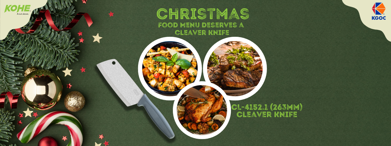 Unwrapping Culinary Joy: The Christmas Cleaver Magic from Kohe