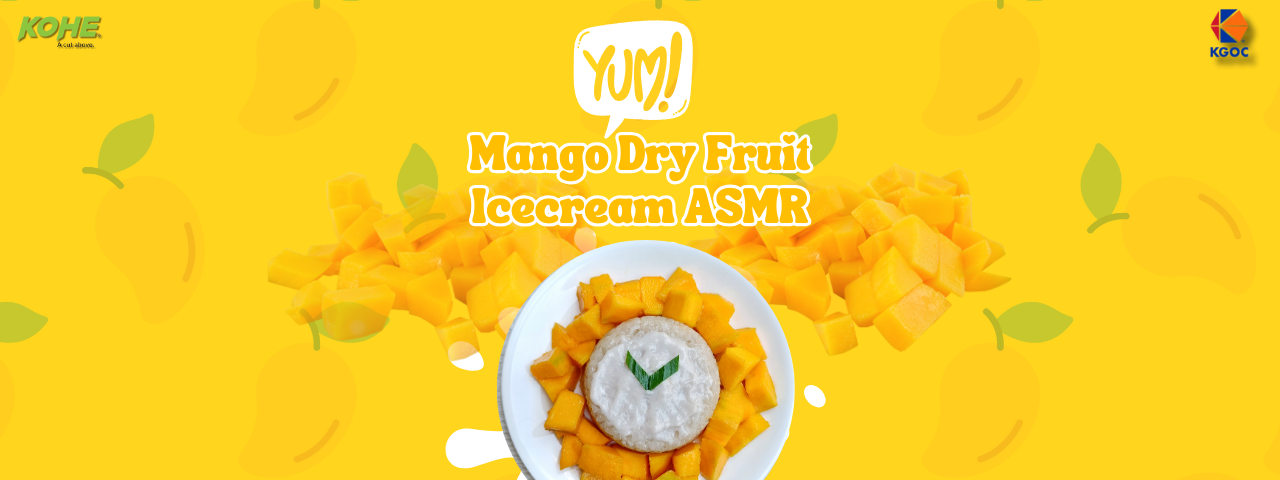 Indulge in the Exquisite Delight: Mango Dry Fruit Ice Cream ASMR Experience