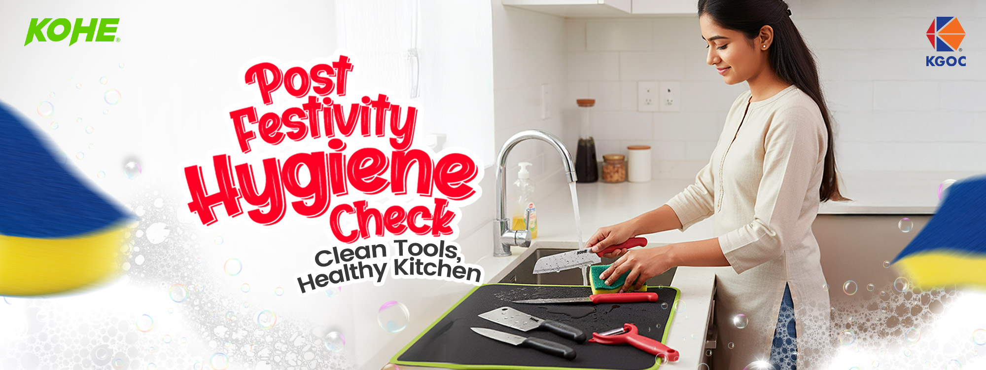 Post-Festivity Hygiene Check: Clean Tools, Healthy Kitchen